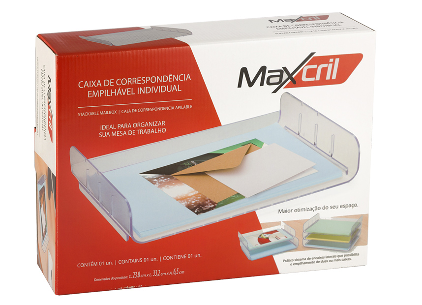 CAIXA DE CORRESPONDÊNCIA EMPILHAVEL