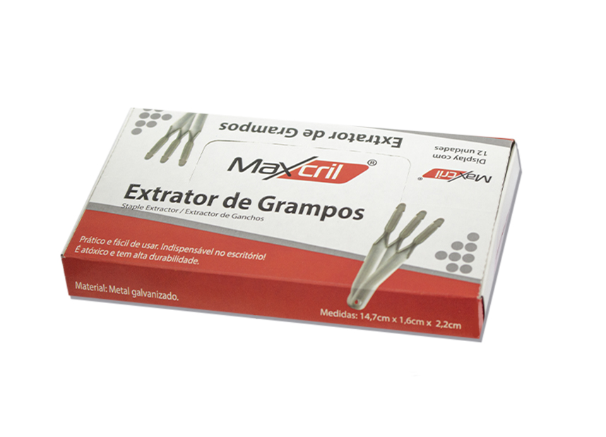EXTRATOR DE GRAMPOS MAXCRIL C/12