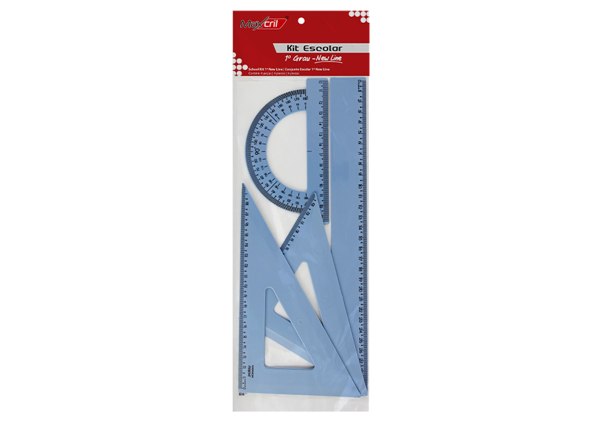 KIT ESCOLAR NEW LINE PASTEL - 1º GRAU