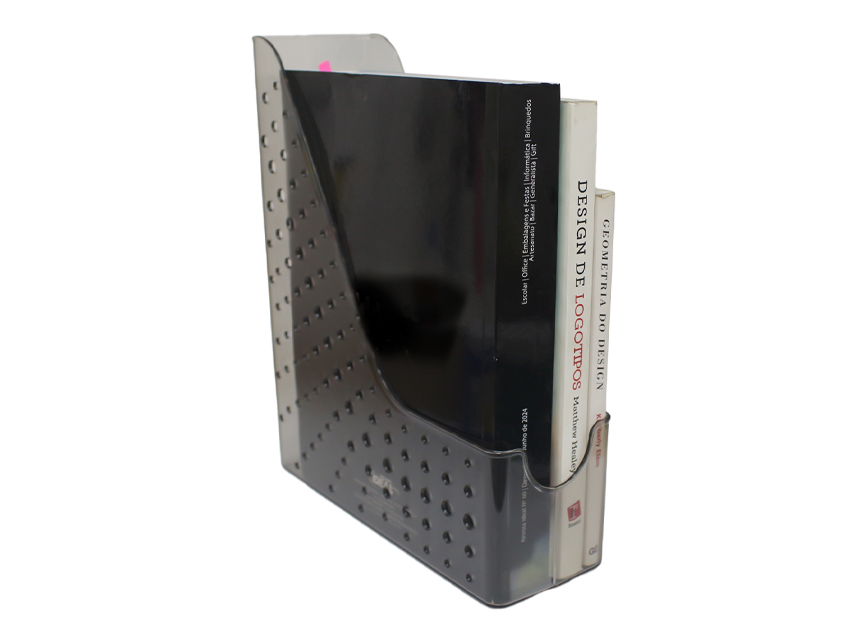 PORTA REVISTAS FUME SELADO