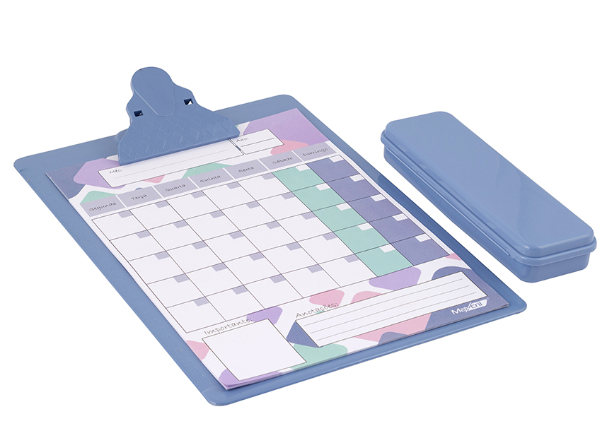 PRANCHETA PLANNER AZUL PASTEL