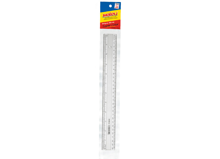 RéGUA SUPER 30CM INDIVIDUAL