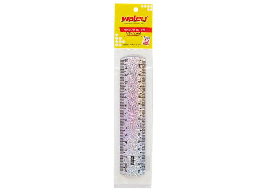 RÉGUA NEW LINE 15CM