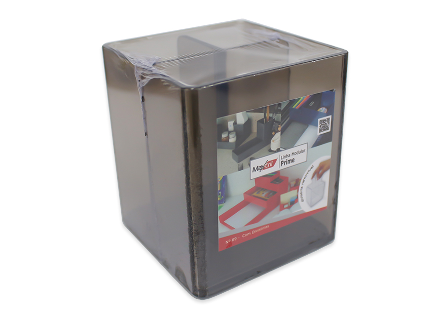 ORGANIZADOR MODULAR COM DIVISóRIA FUMê SELADO
