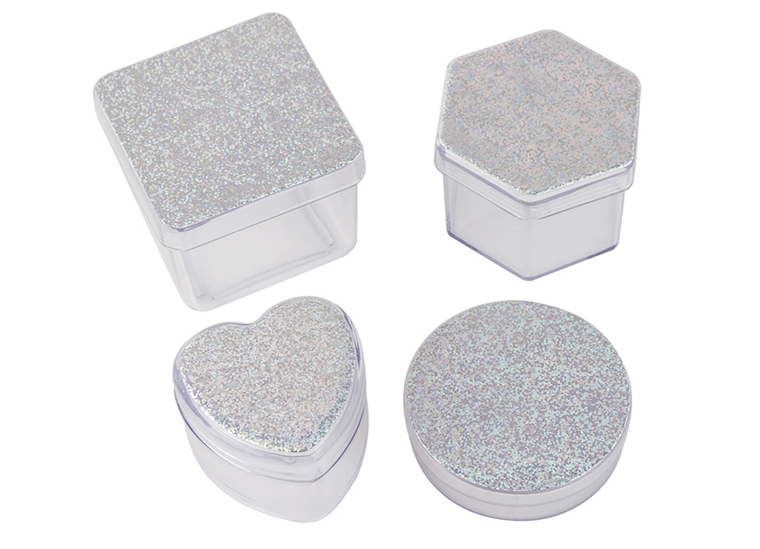 CAIXINHA REDONDA - HOLOGRáFICA GLITTER				