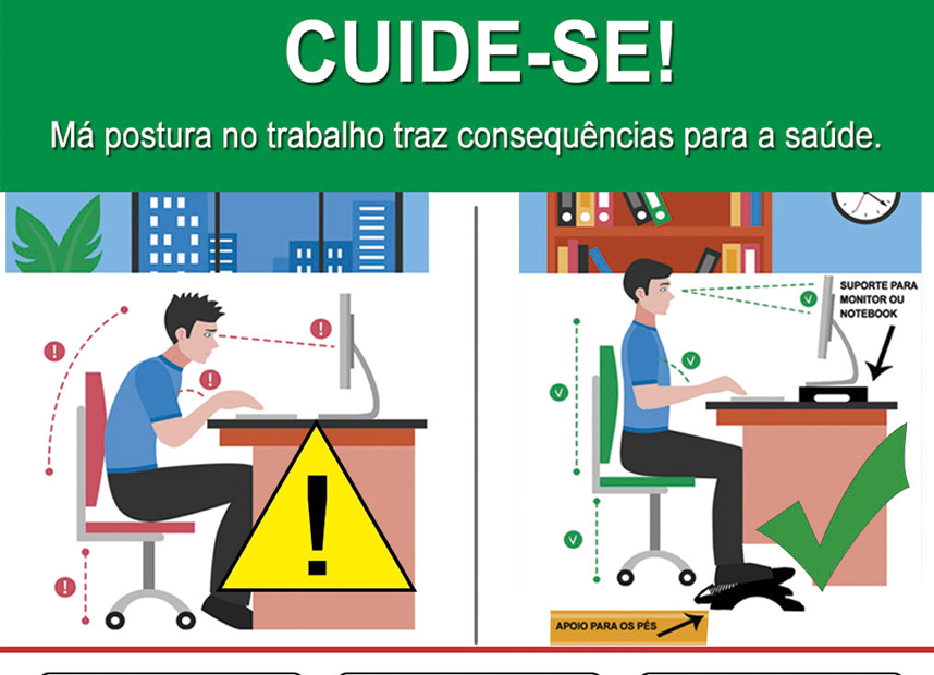 APOIO ERGONôMICO PARA OS PéS