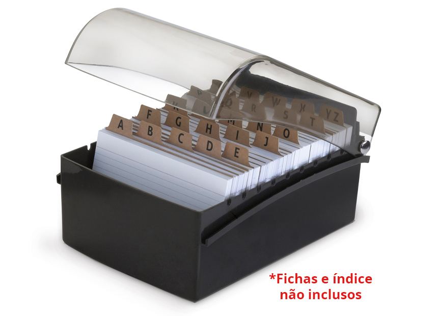 FICHáRIO DE MESA 6X9 (NãO ACOMPANHAM íNDICES E FICHAS PAUTADA)